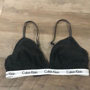 Calvin Klein triangle bralette